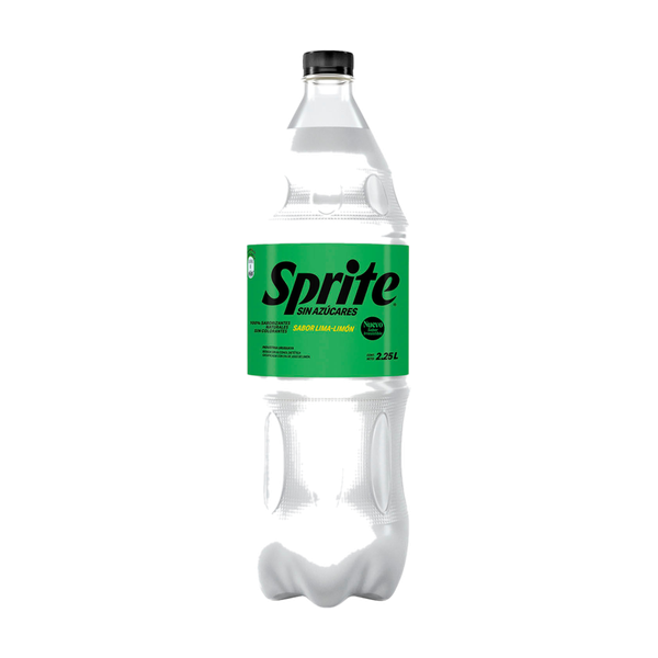 Refresco Sprite Sin Azucar Lima Limon 2.25lt